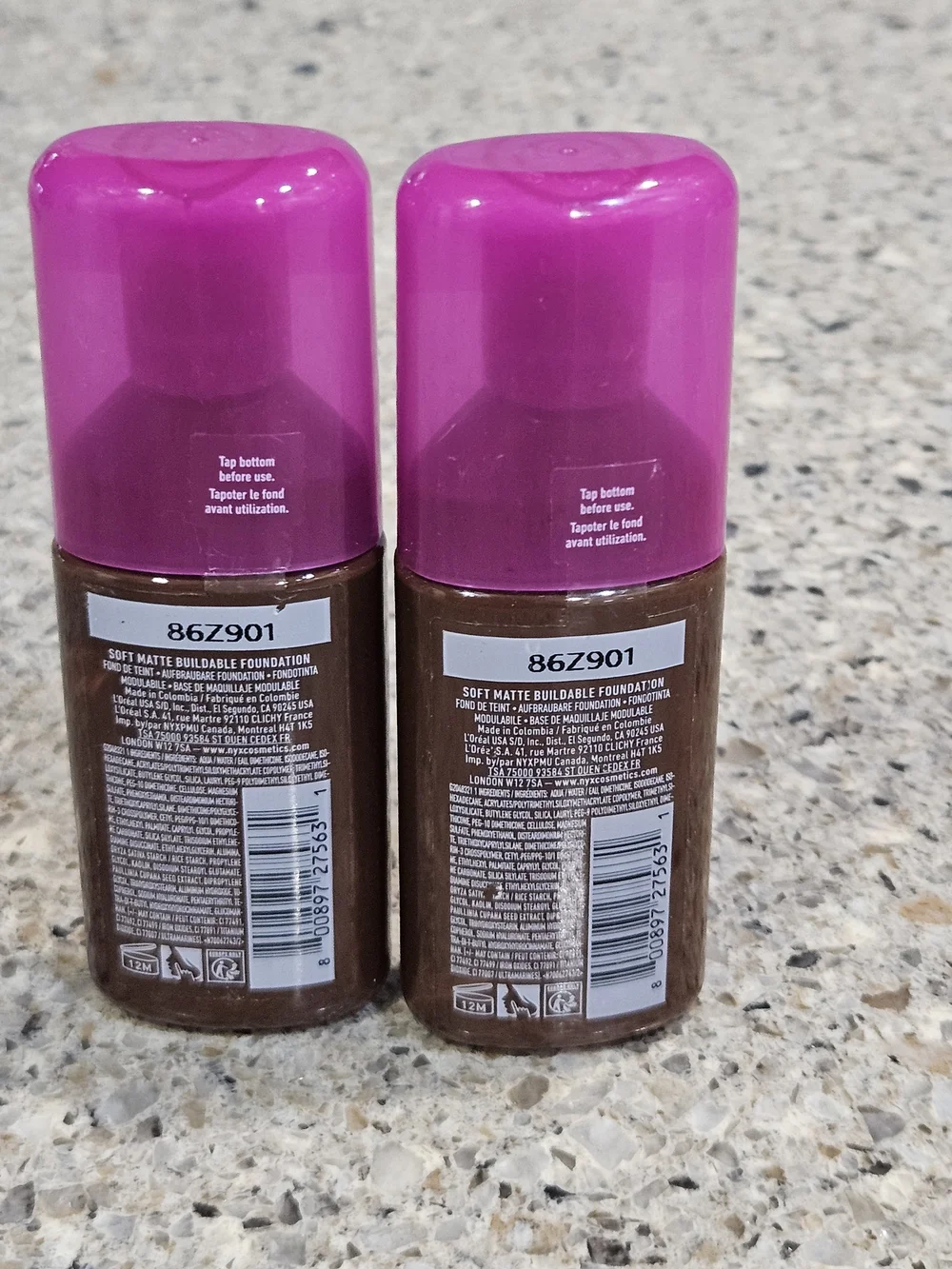 NYX Make 'Em Wonder Foundation - Rich Espresso with Pink Cap